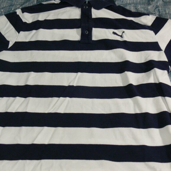 PUMA BRAND SHORT SLEEVE POLO SHIRT.LARGE - Picture 2 of 4